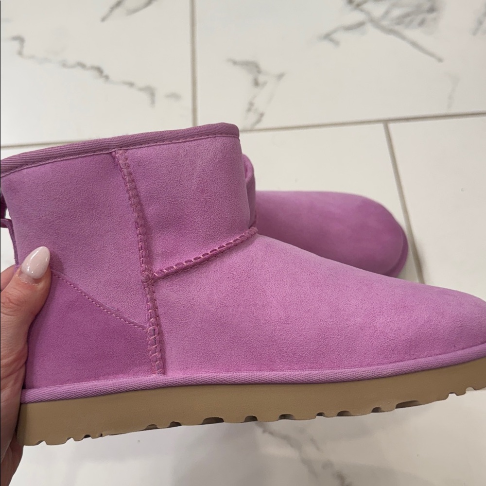 UGG Boots Classic Mini Pink Purple; Women Size 8; Brand New without Box - Picture 6 of 8